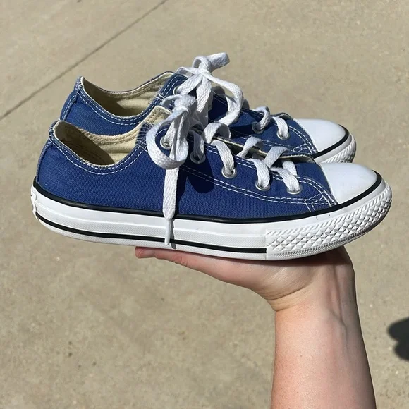 Converse Kids Sneakers - Blue and White - Picture 2 of 5